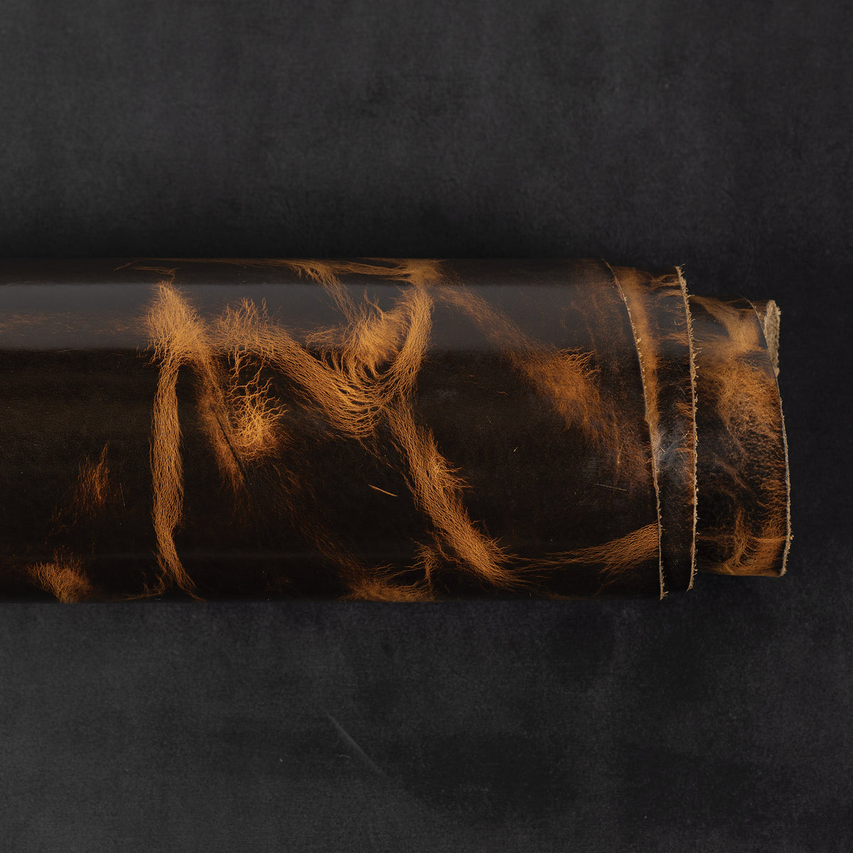 Burnt Chiptan American Bison Leather, 3/4 oz.