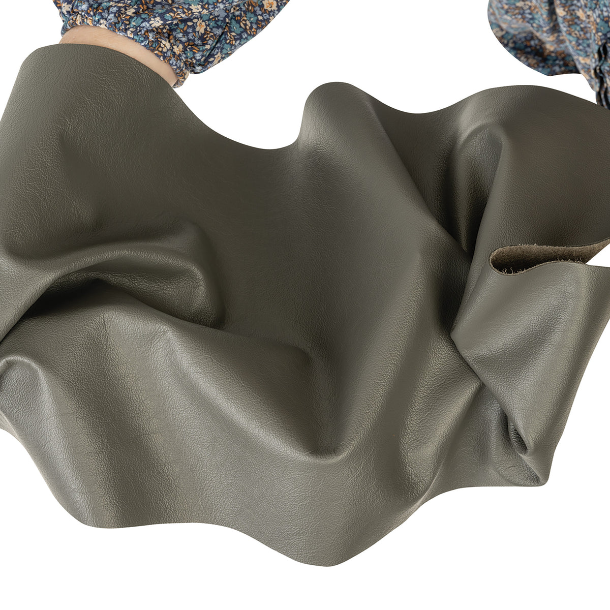 Modern Leather for Upholstery, Panel, Dark Ash
