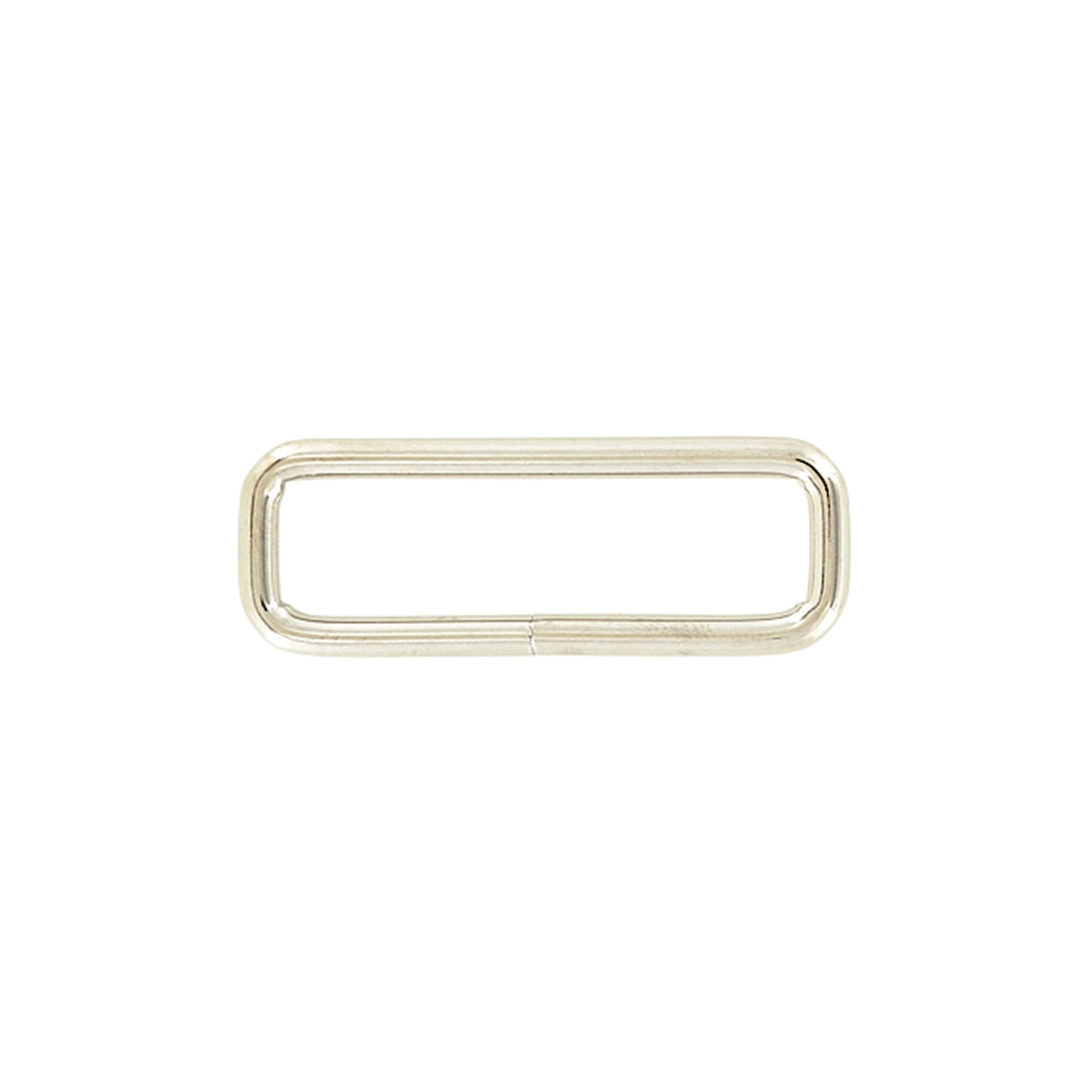 2" Nickel, Heavy Rectangular Ring, Steel