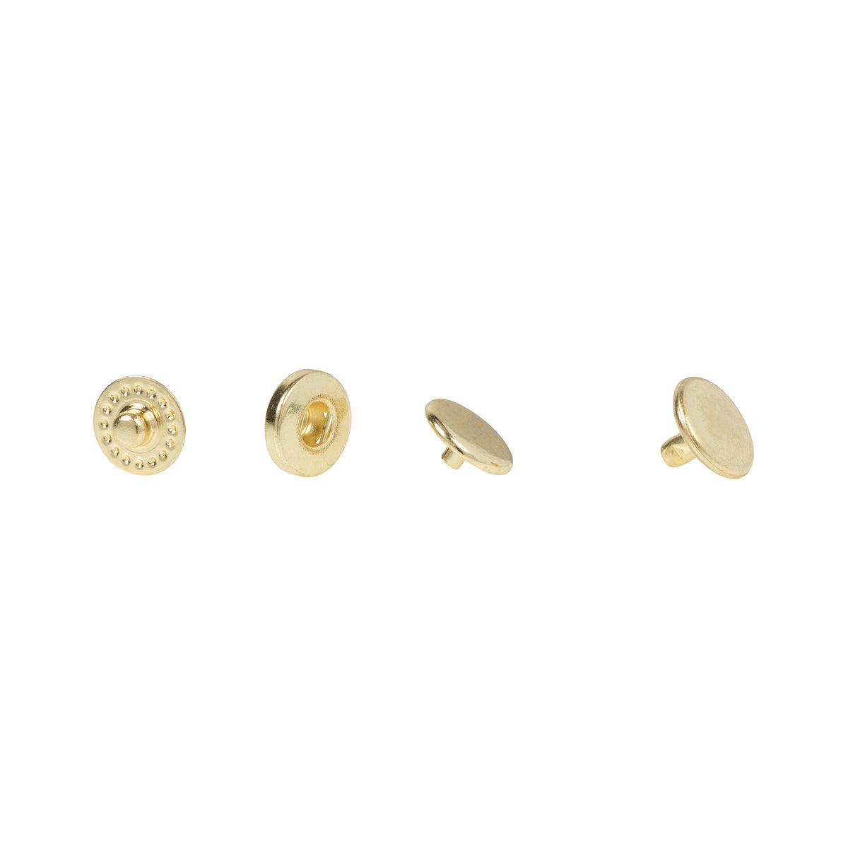 Brass Plated Mini Segma Snaps