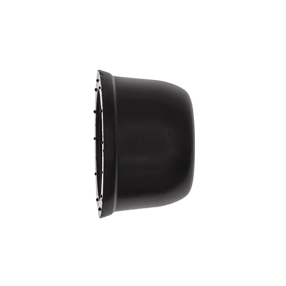 3/4" Black, Bottom Stud, Plastic With Force Fit Rivet