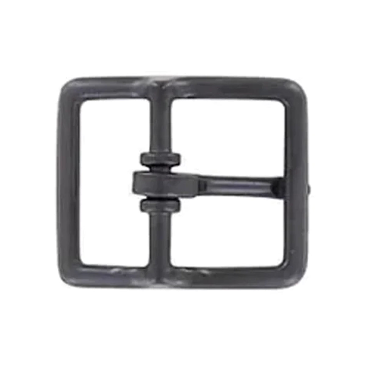3/4" Black, Center Bar Buckle, Zinc Alloy