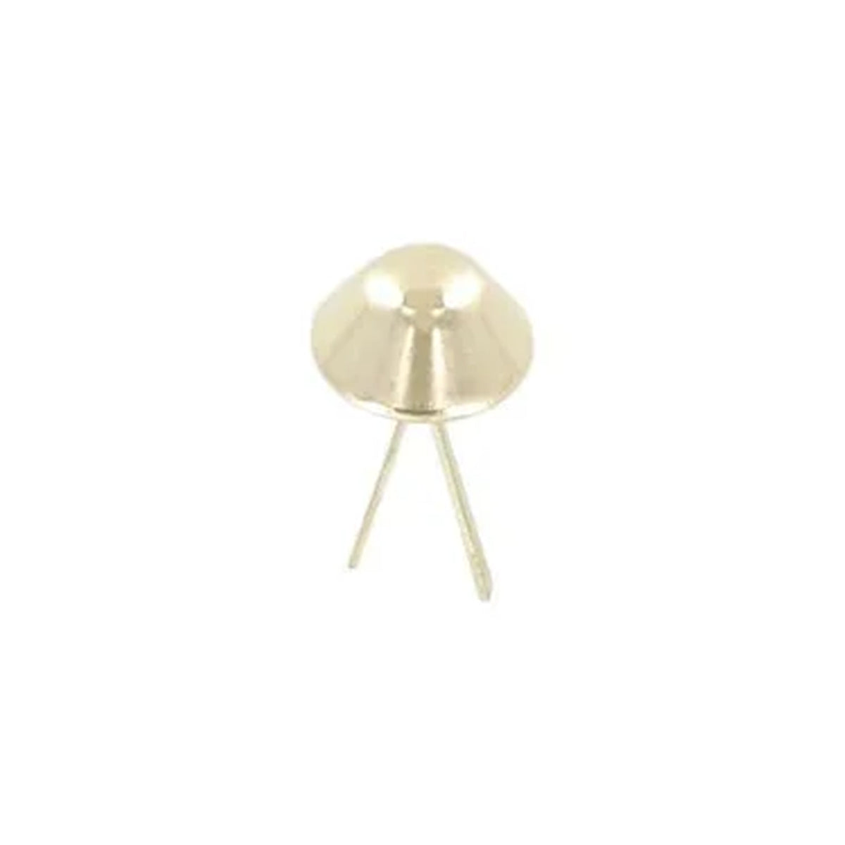 1/2" Shiny Nickel, Cone Handbag Feet, Zinc Alloy-PK10