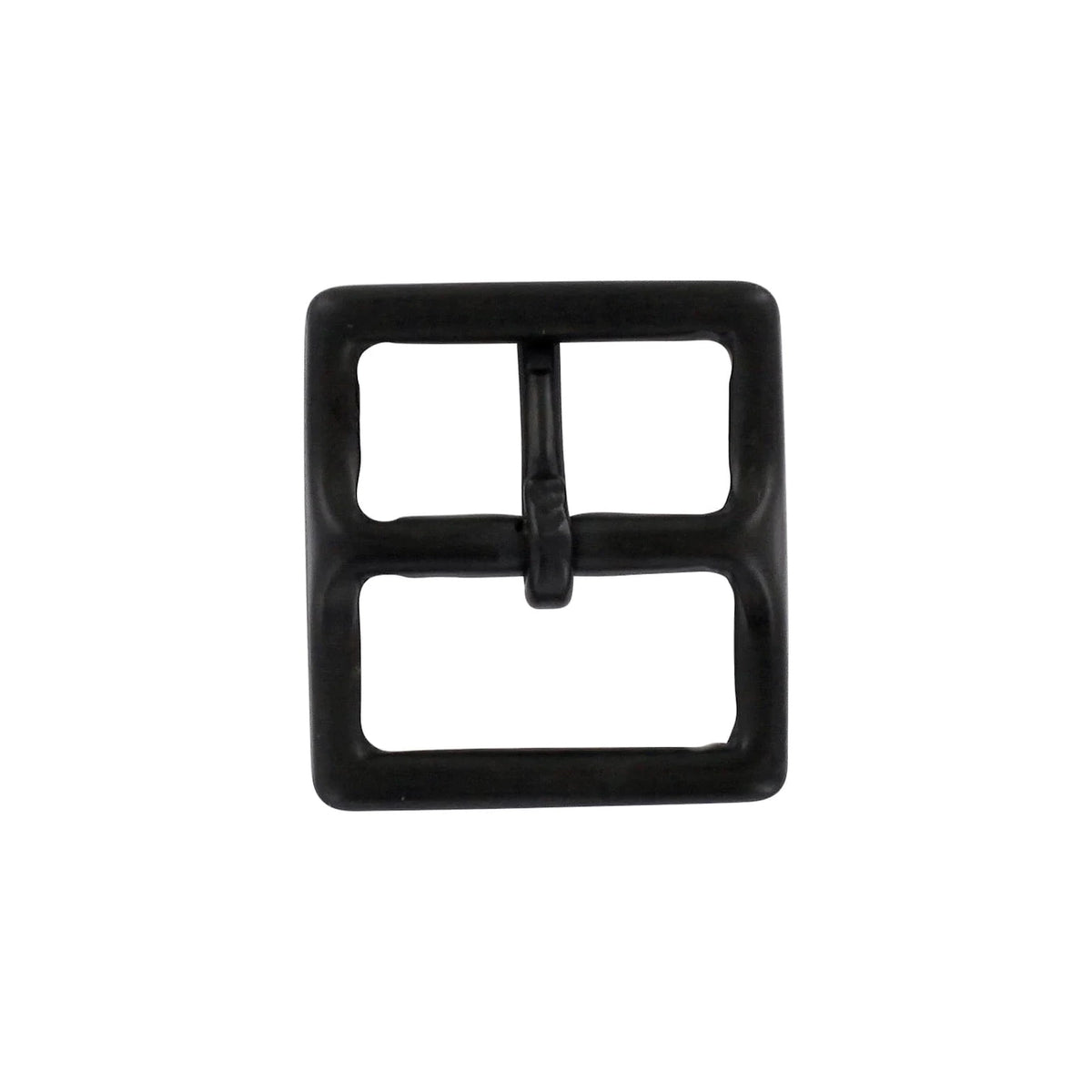 1" Black, Sam Browne Center Bar Buckle, Solid Brass