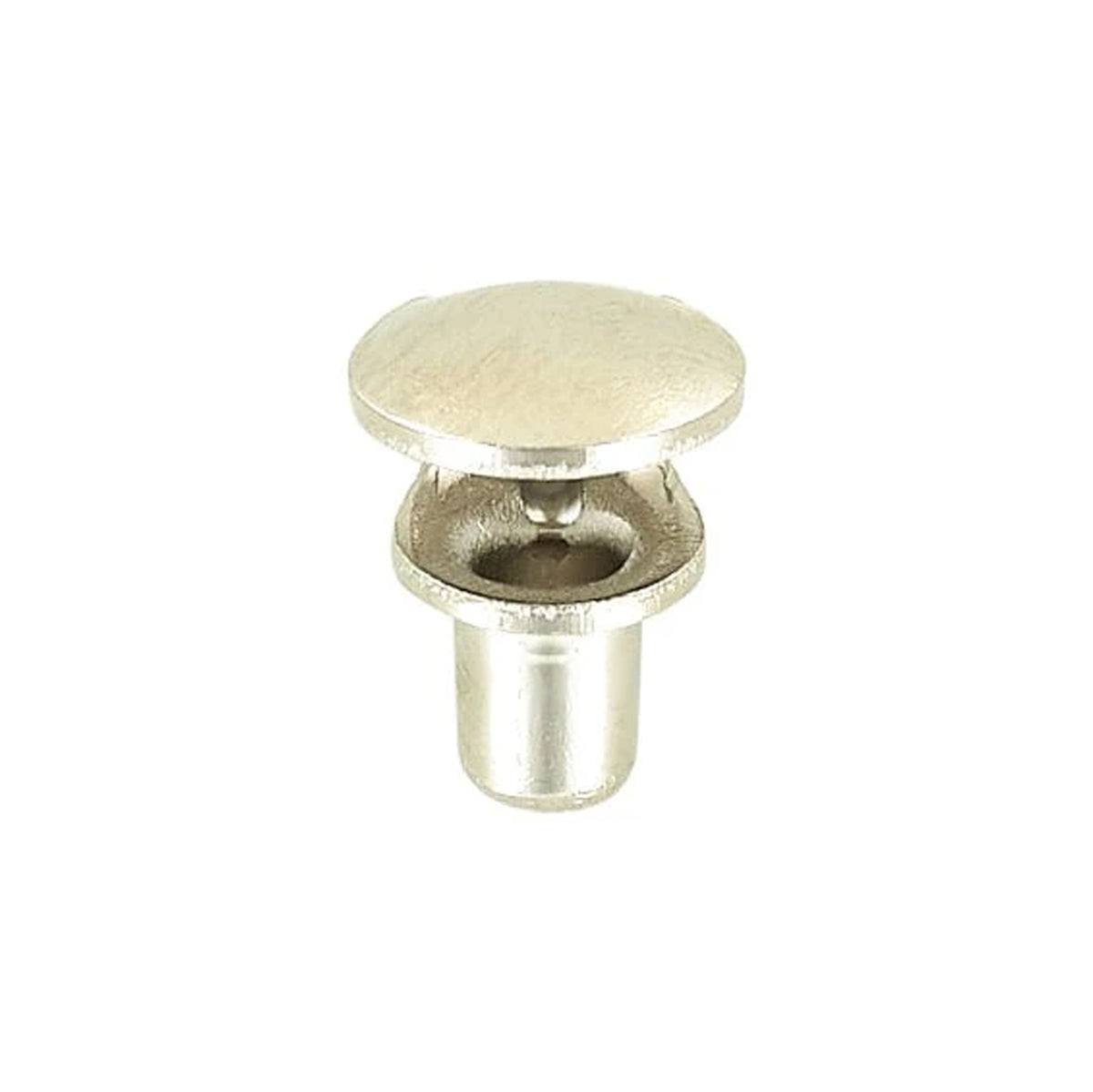 3/8" Nickel, Boot Lace Eyelet Hook, Steel
