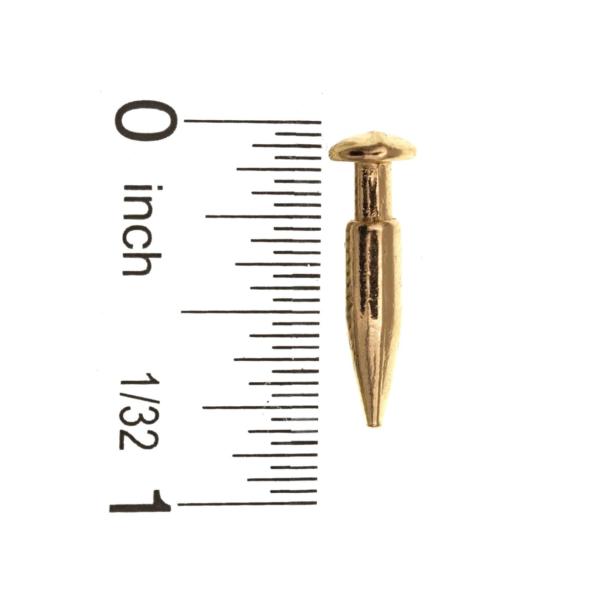 4mm Brass, Snapper Rivet, Zinc Alloy
