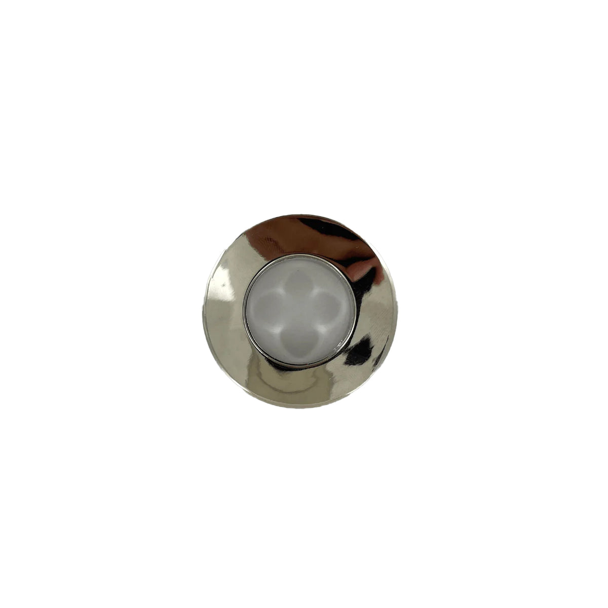 7/8" Nickel, Screw Together Eyelet, Zinc Alloy