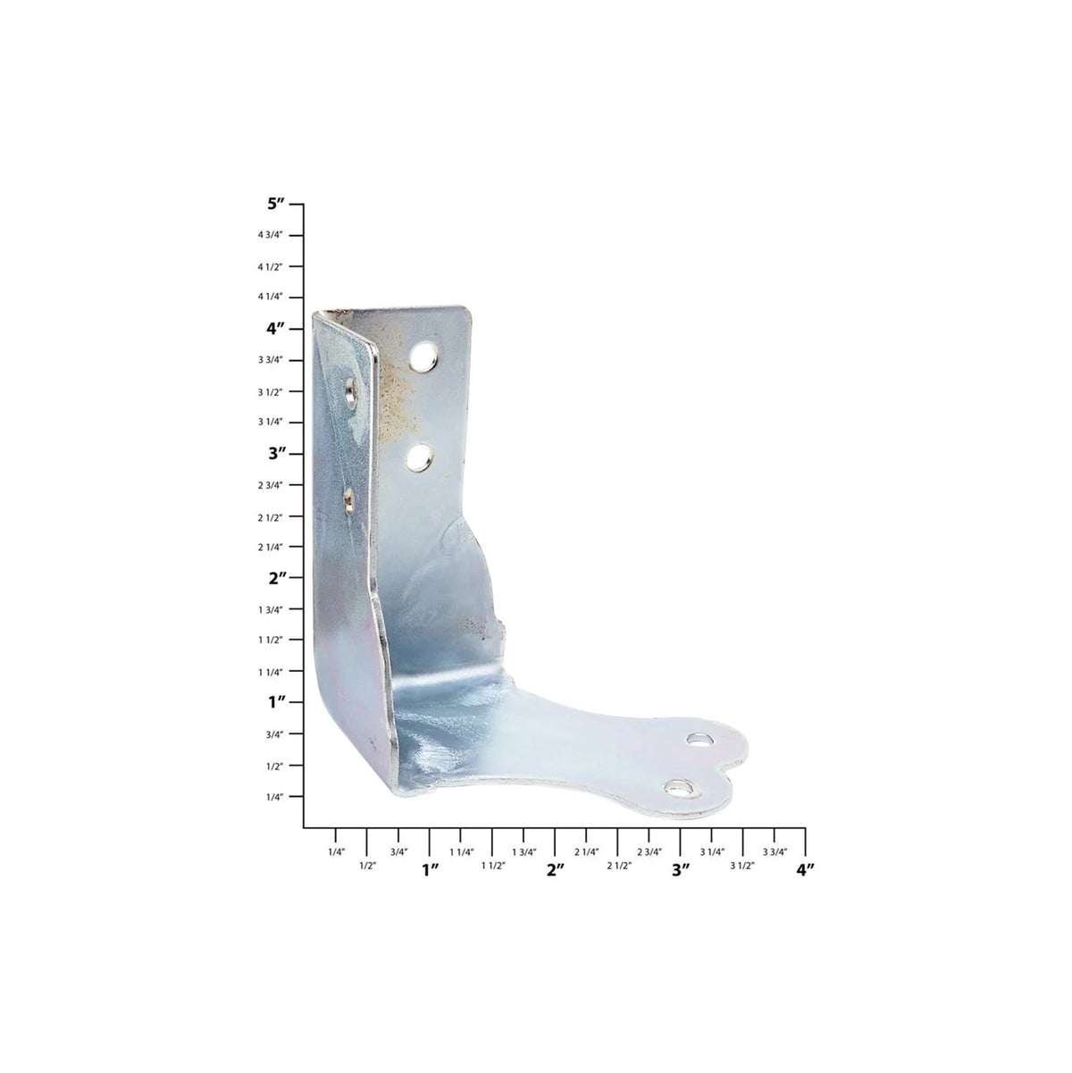 Large Flat Corner/Brace Zinc