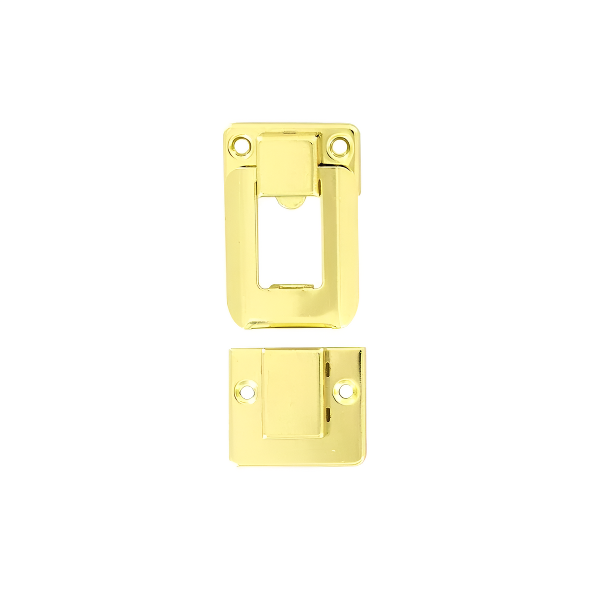 1 1/4" Brass, Catch Plate, Steel