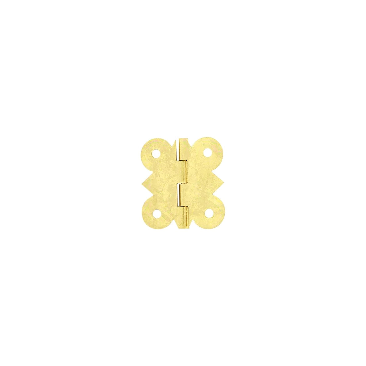 1 1/8" Brass, Box/Case Hinge Plate, Zinc Alloy