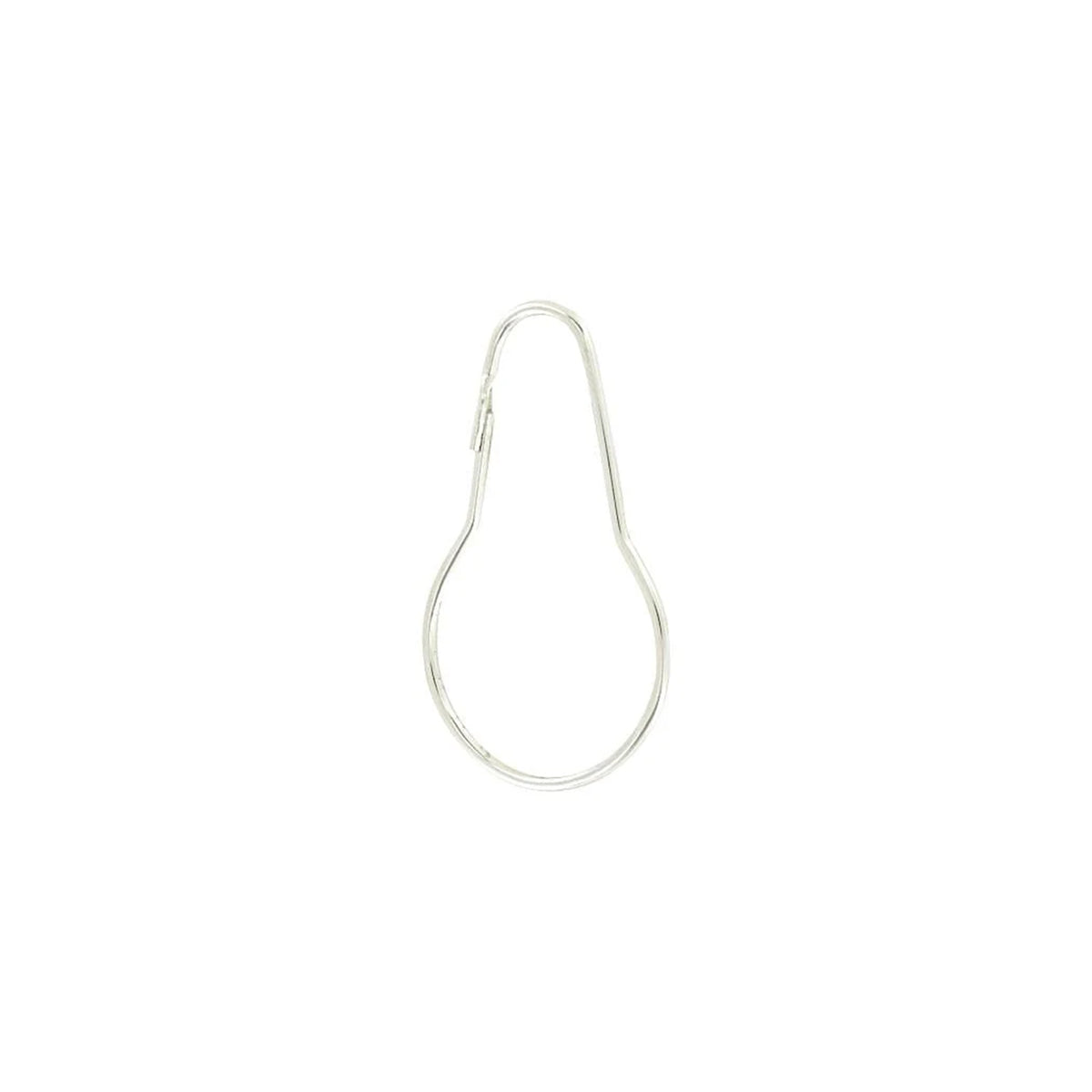 2 1/2" Shiny Nickel, Golf Towel Ring, Steel