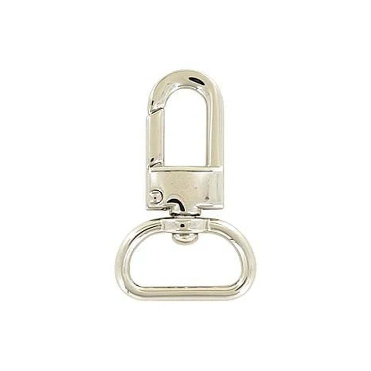 3/4" Shiny Nickel, 1 11/16" Lever Swivel Snap Hook, Zinc Alloy