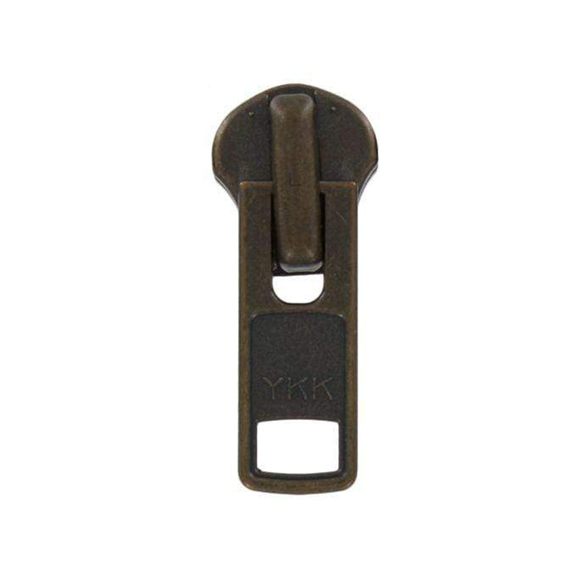 #10 Antique Brass, Metal, YKK Auto Lock Slider, Zinc Alloy