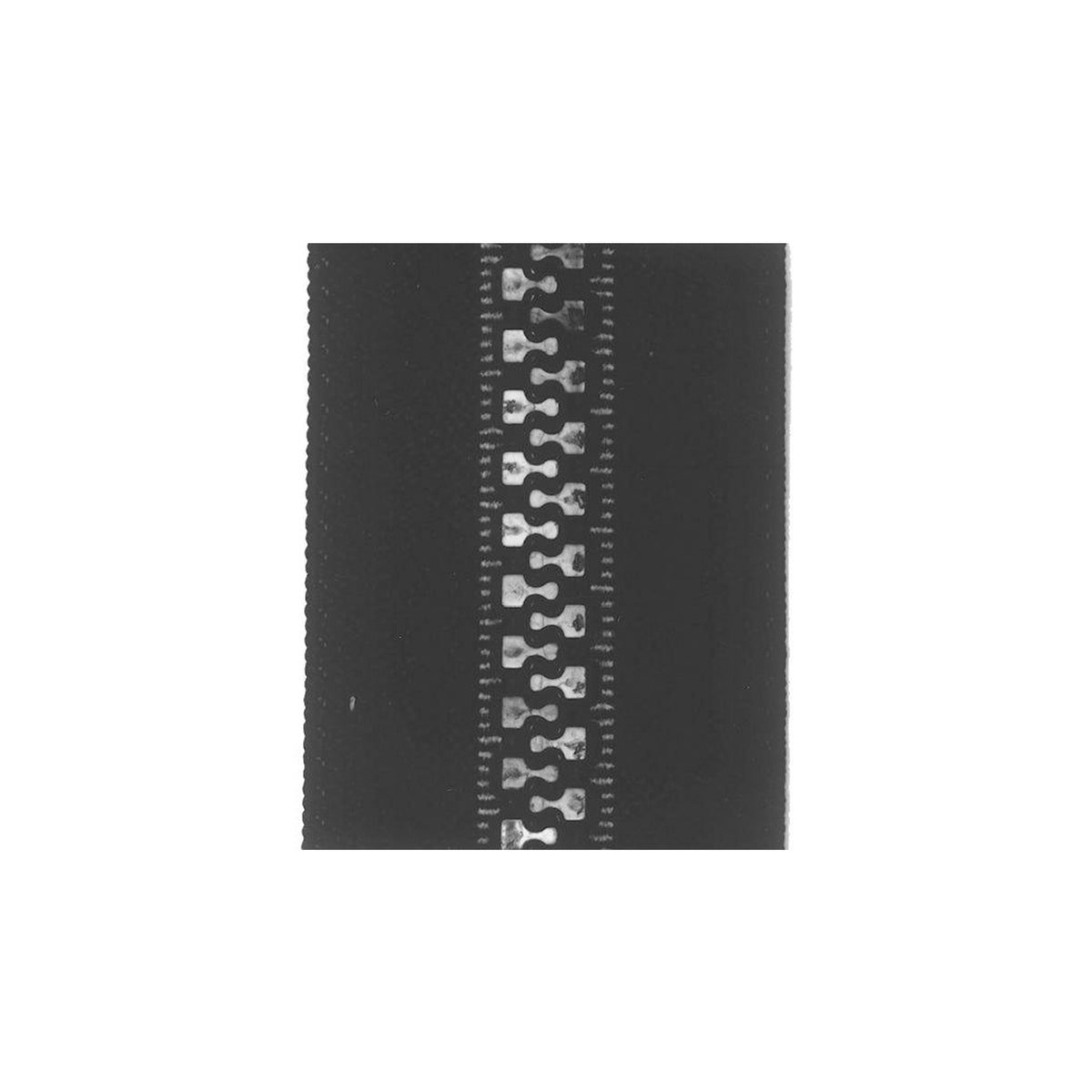 #10 Black, YKK Vislon Zipper Chain Tape with Black Plastic Teeth