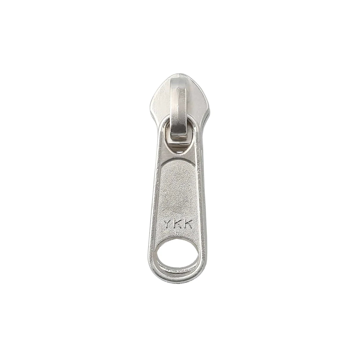 #5 Nickel, Coil, YKK Long Tab Reversible Zipper Slider, Zinc Alloy