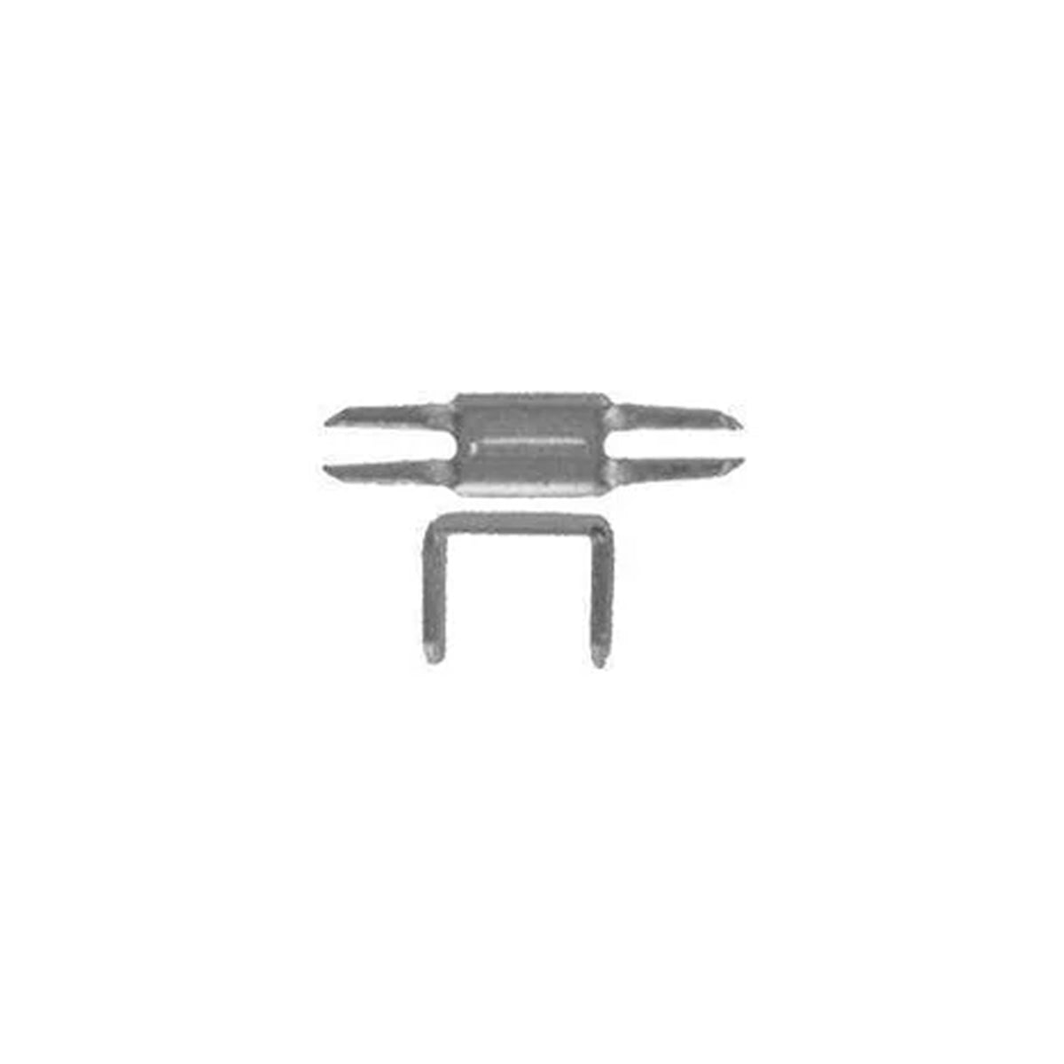 #7 Nickel, YKK 4-Prong Bottom Stop, Zinc Alloy-PK10