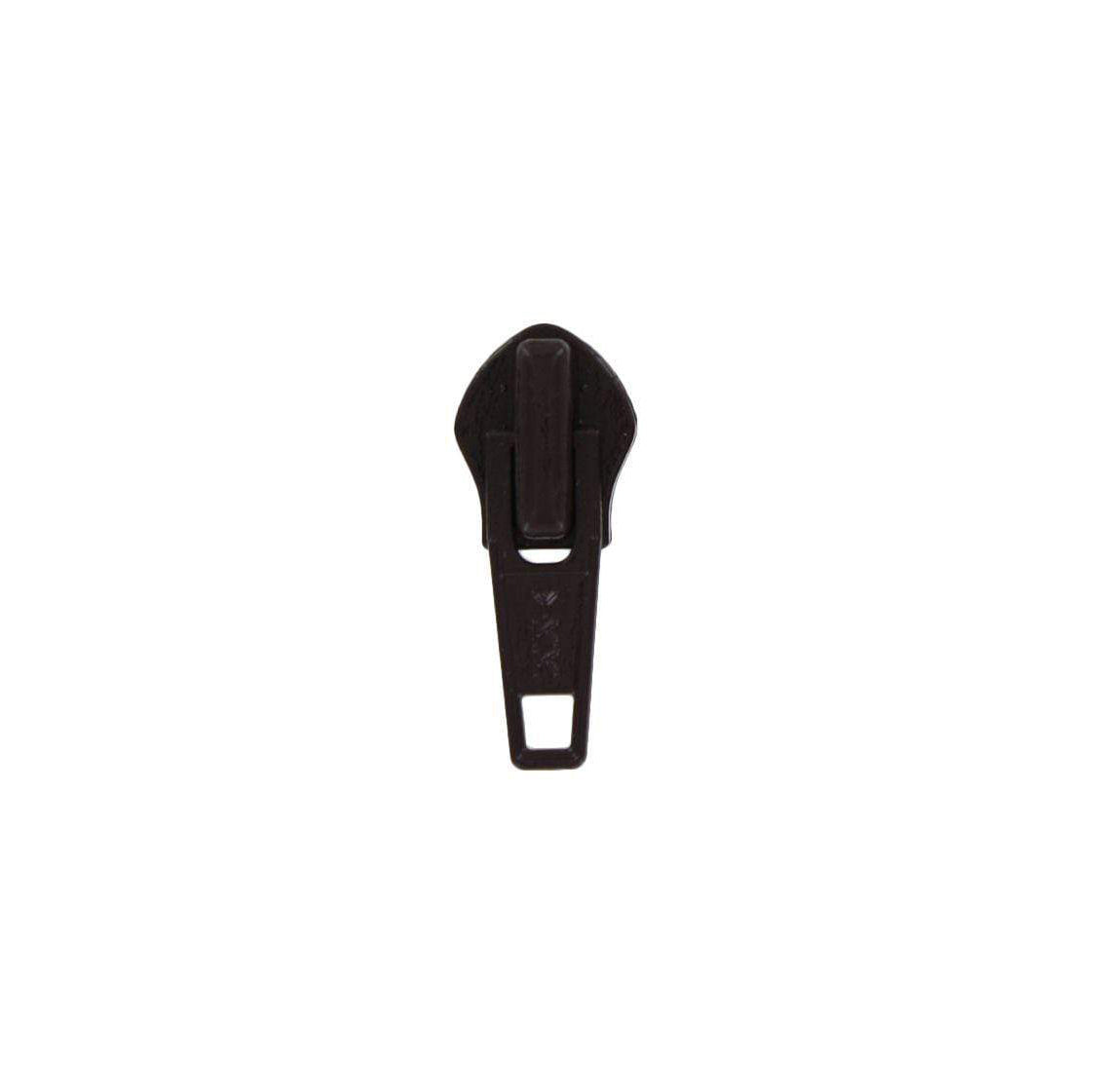 #9 Brown, Coil, YKK Auto Lock Zipper Slider, Zinc Alloy