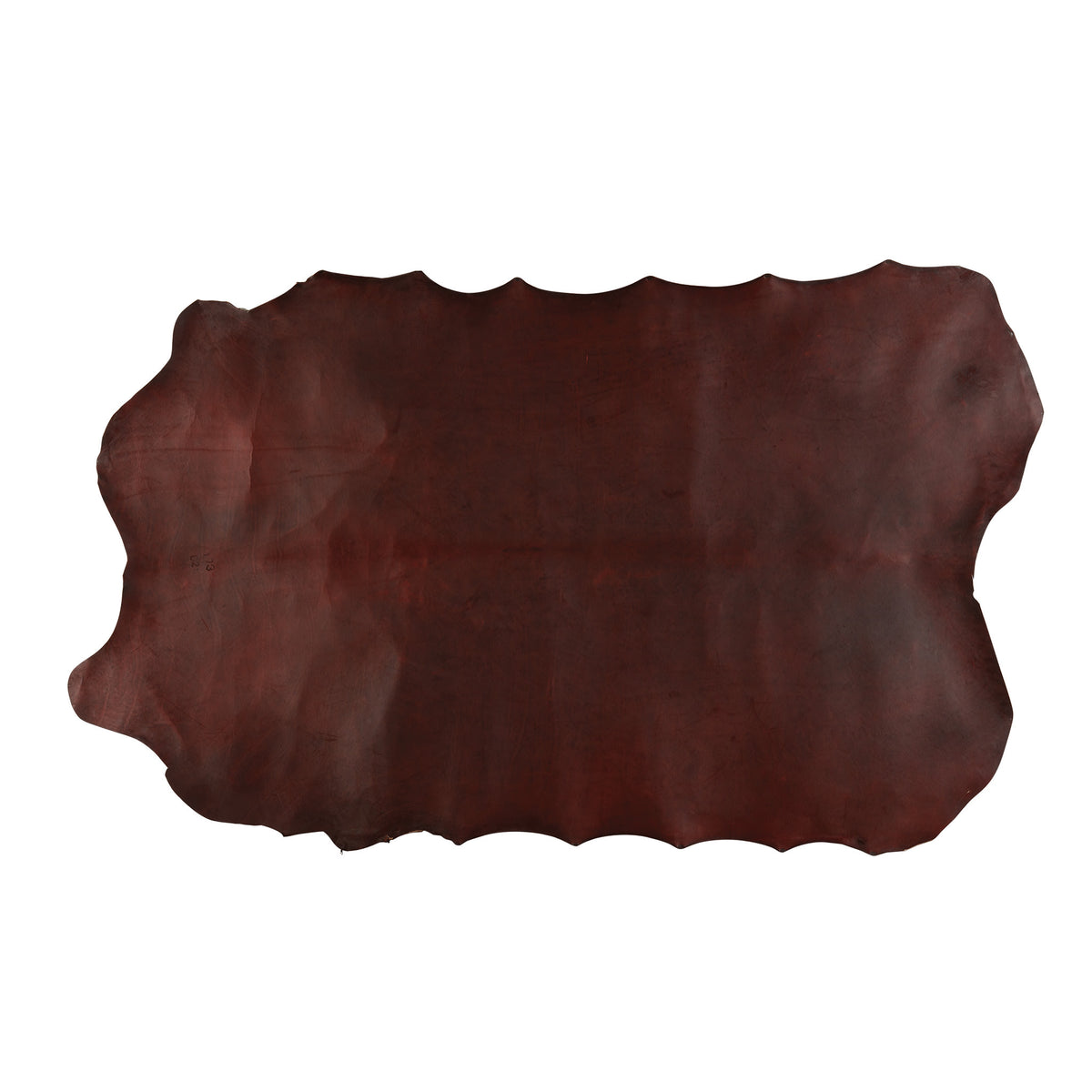 CHAHINLEATHER® Alum Tanned Burgundy Latigo Double Back, 5/7 oz.