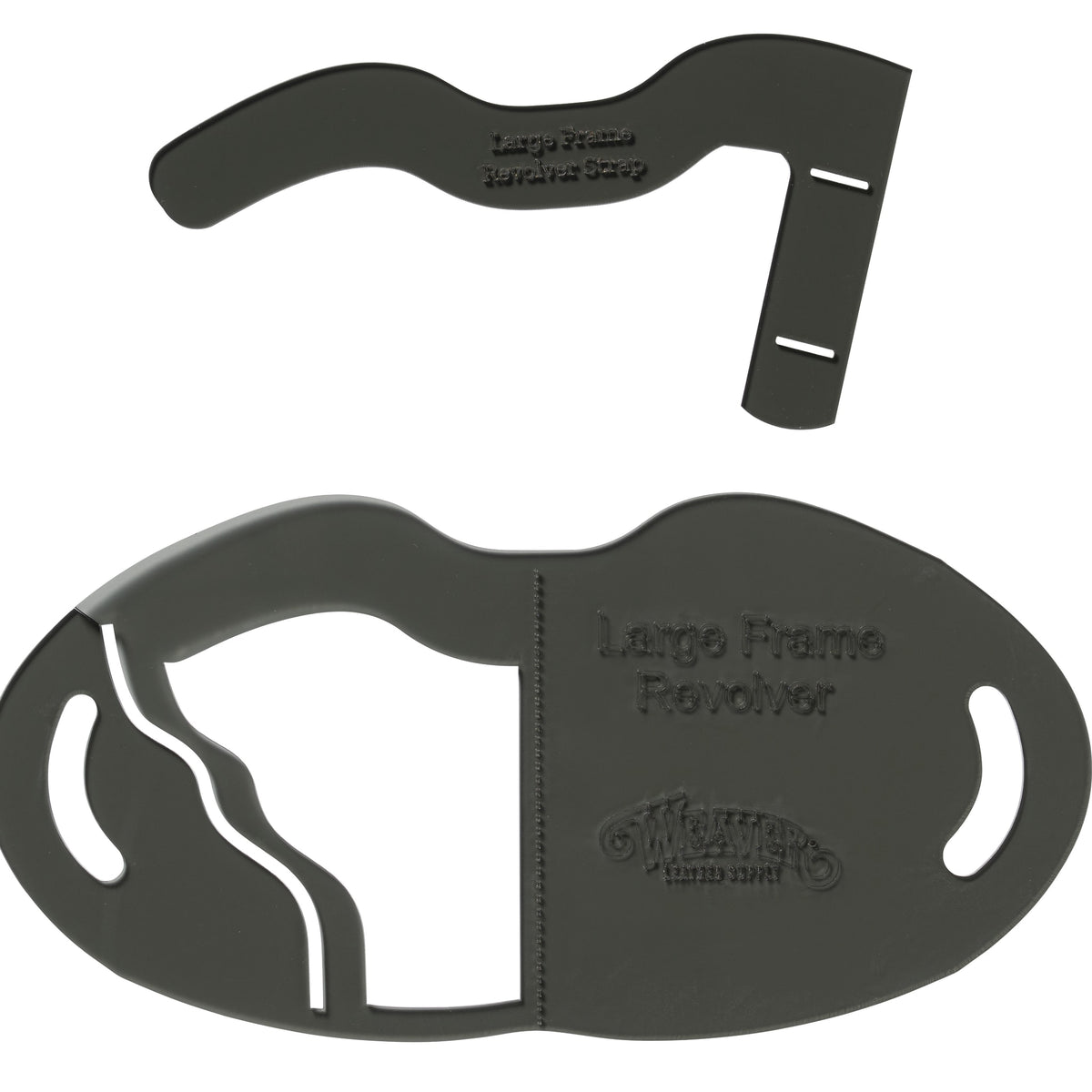 Large Frame Revolver Holster Template
