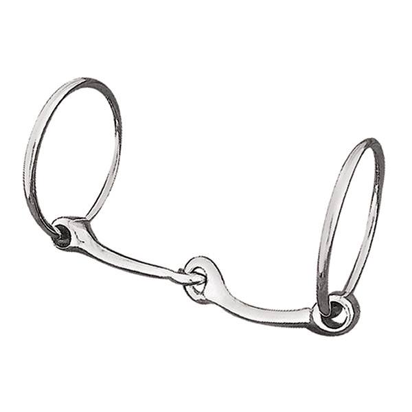 Draft Bit, 6" Snaffle Mouth, Nickel Plated