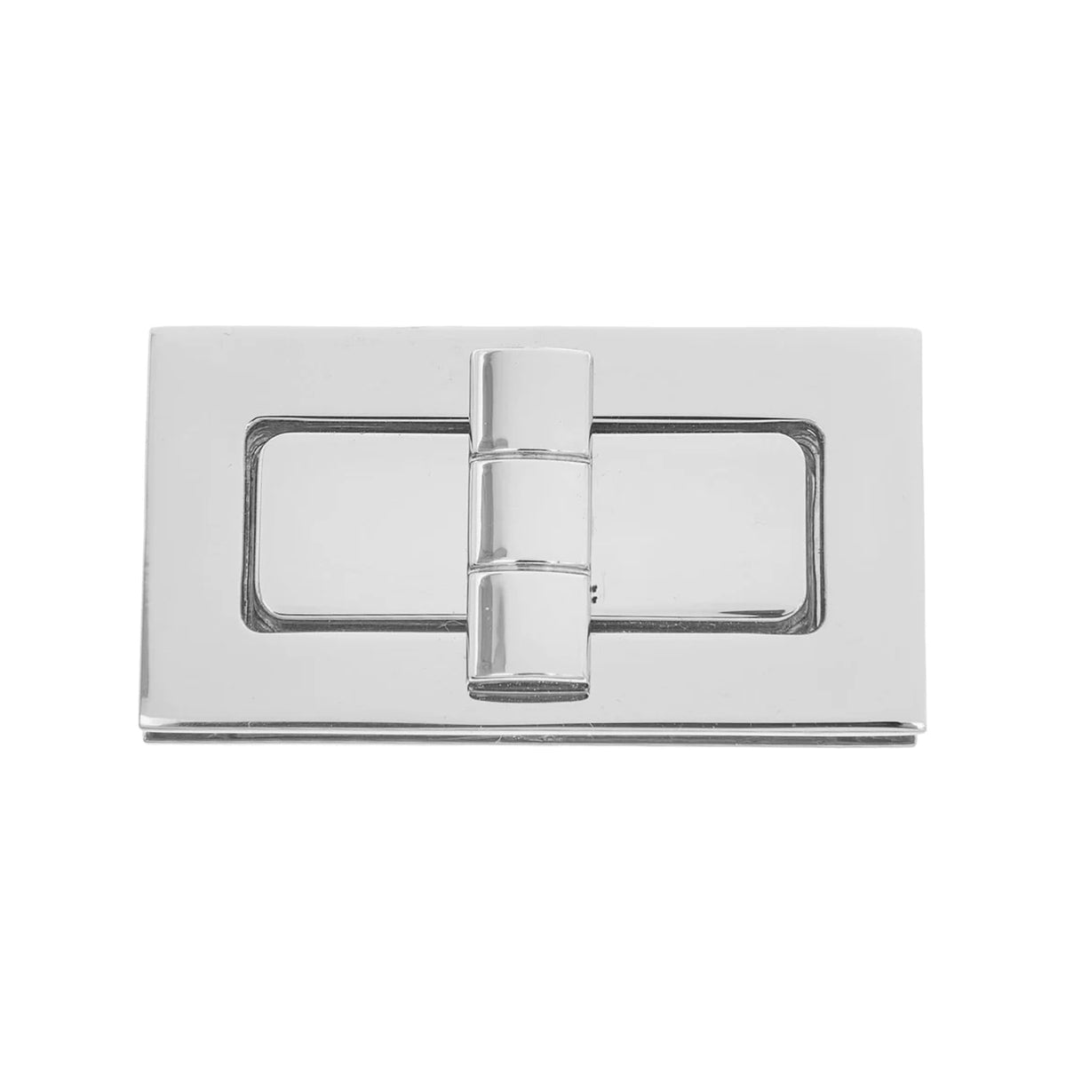 1 7/8" Shiny Nickel, Turn Lock, Zinc Alloy