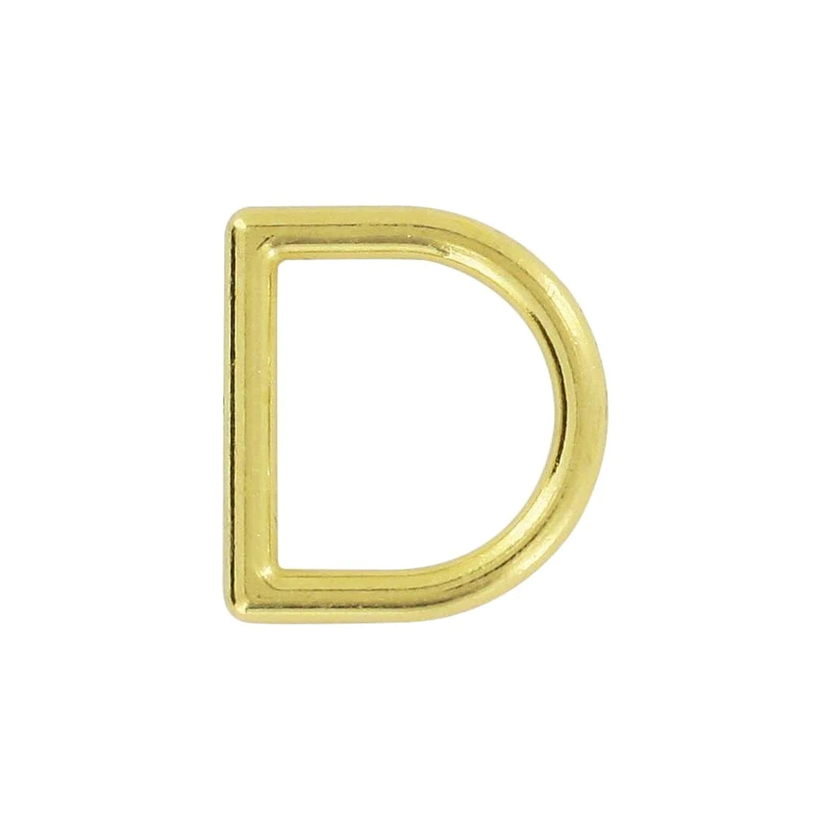 3/4" Brass, Cast D-Ring, Zinc Alloy