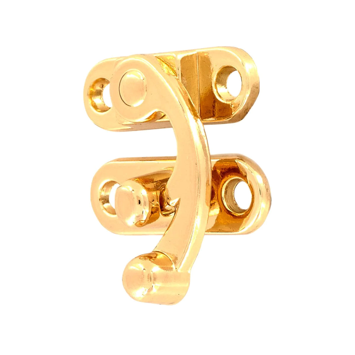 1 1/4" Gold, Swing Lock Clasp, Zinc Alloy