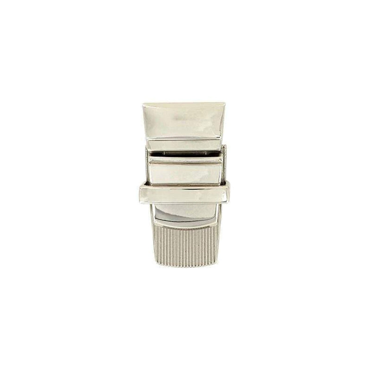 1" Shiny Nickel, Tuck Catch, Zinc Alloy