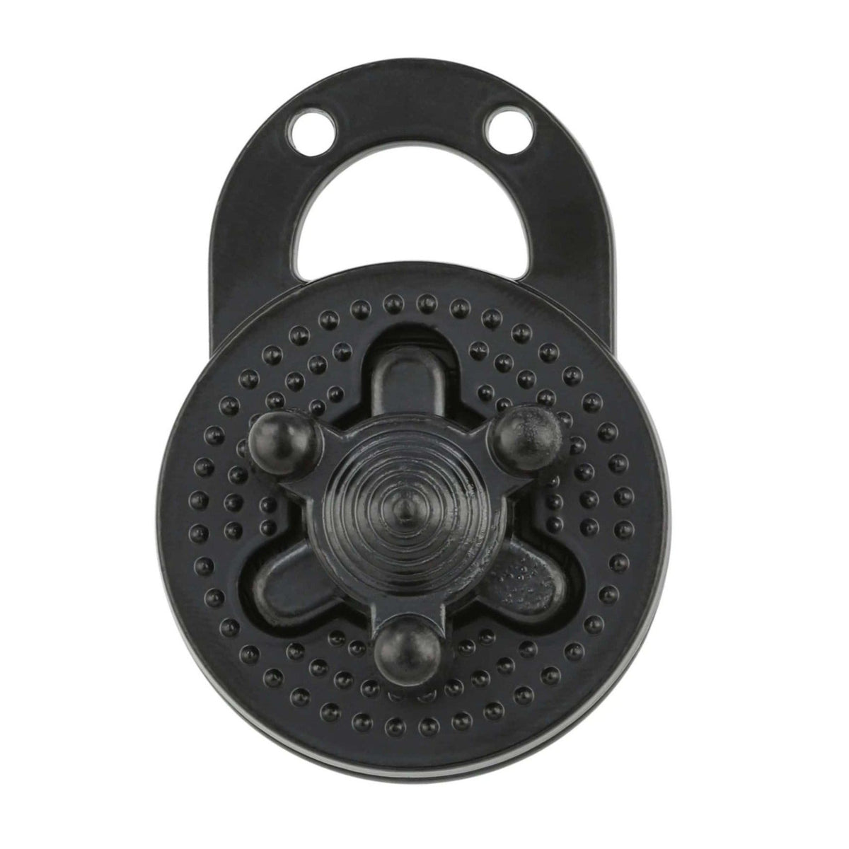 Ohio Travel Bag 1 3/8" Black, Turn Lock , Zinc Alloy, #P-2410-BLK P-2410-BLK