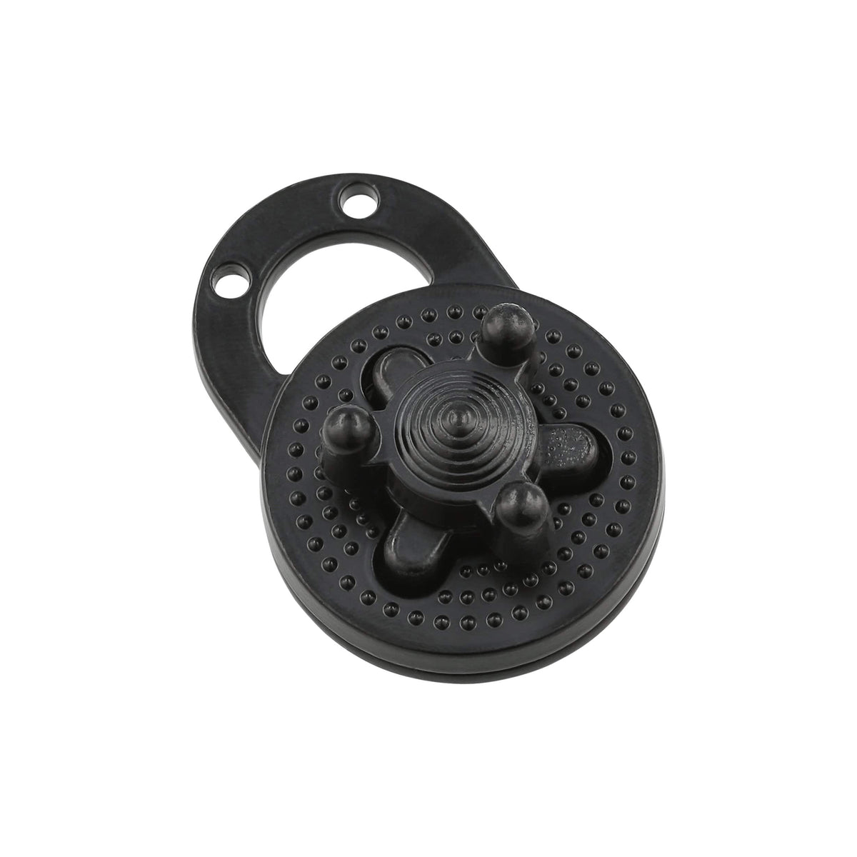 Ohio Travel Bag 1 3/8" Black, Turn Lock , Zinc Alloy, #P-2410-BLK P-2410-BLK