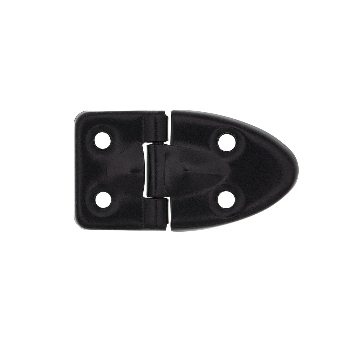 Ohio Travel Bag 1" Black, Stop Hinge, Zinc Alloy, #D-64-BLK D-64-BLK