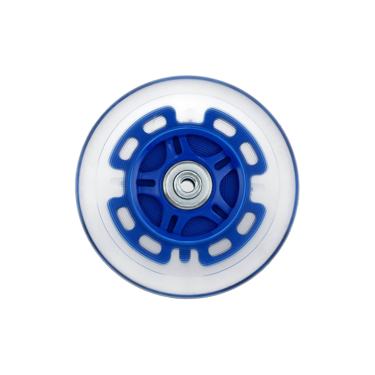 Ohio Travel Bag 100mm Blue, In-line skate wheel with LED Lights, PolyUrethane, #L-3893-BLU L-3893-BLU