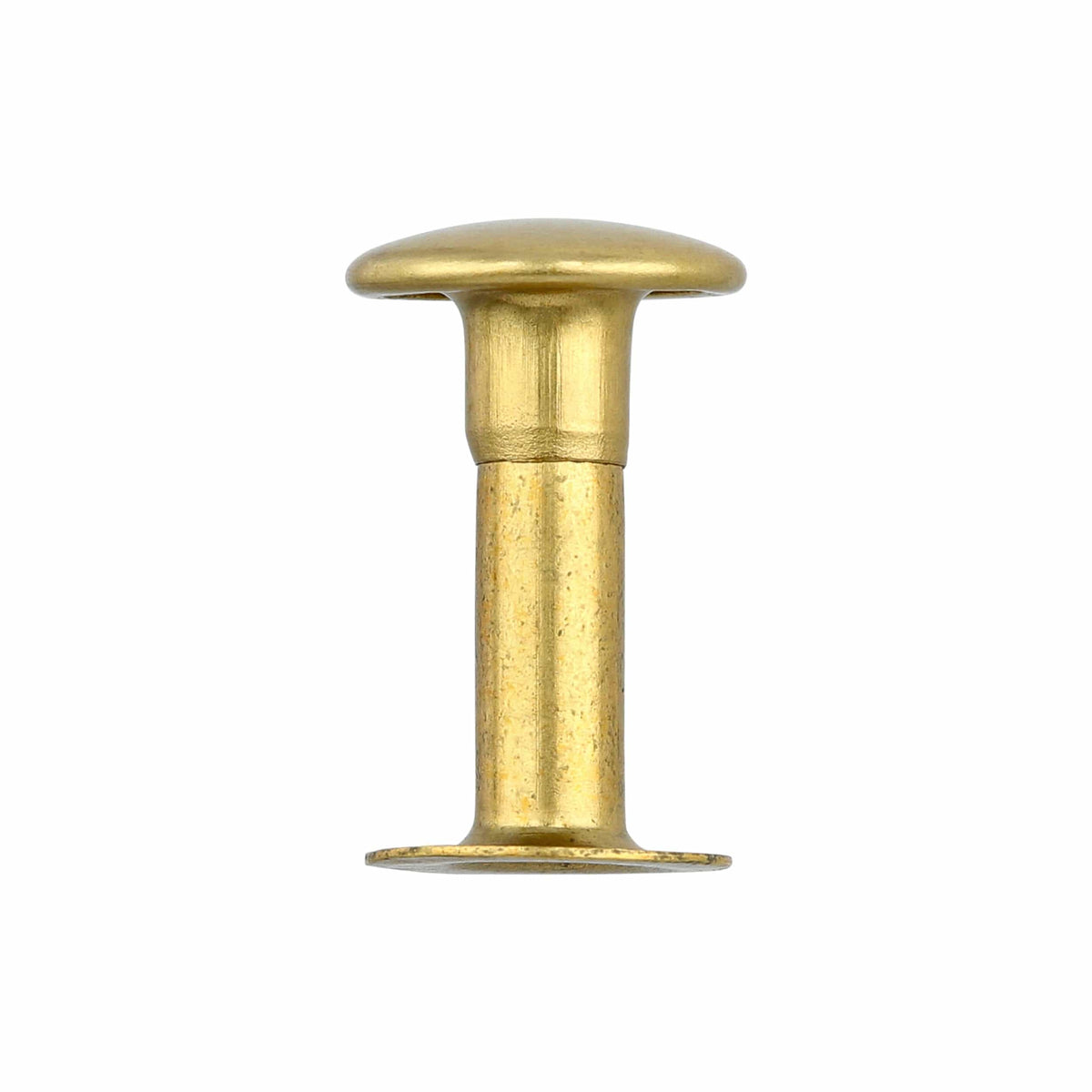 Ohio Travel Bag 15mm Brass, Single Cap Jiffy Rivets, Solid Brass-100ct, #515S-SB 515S-SB