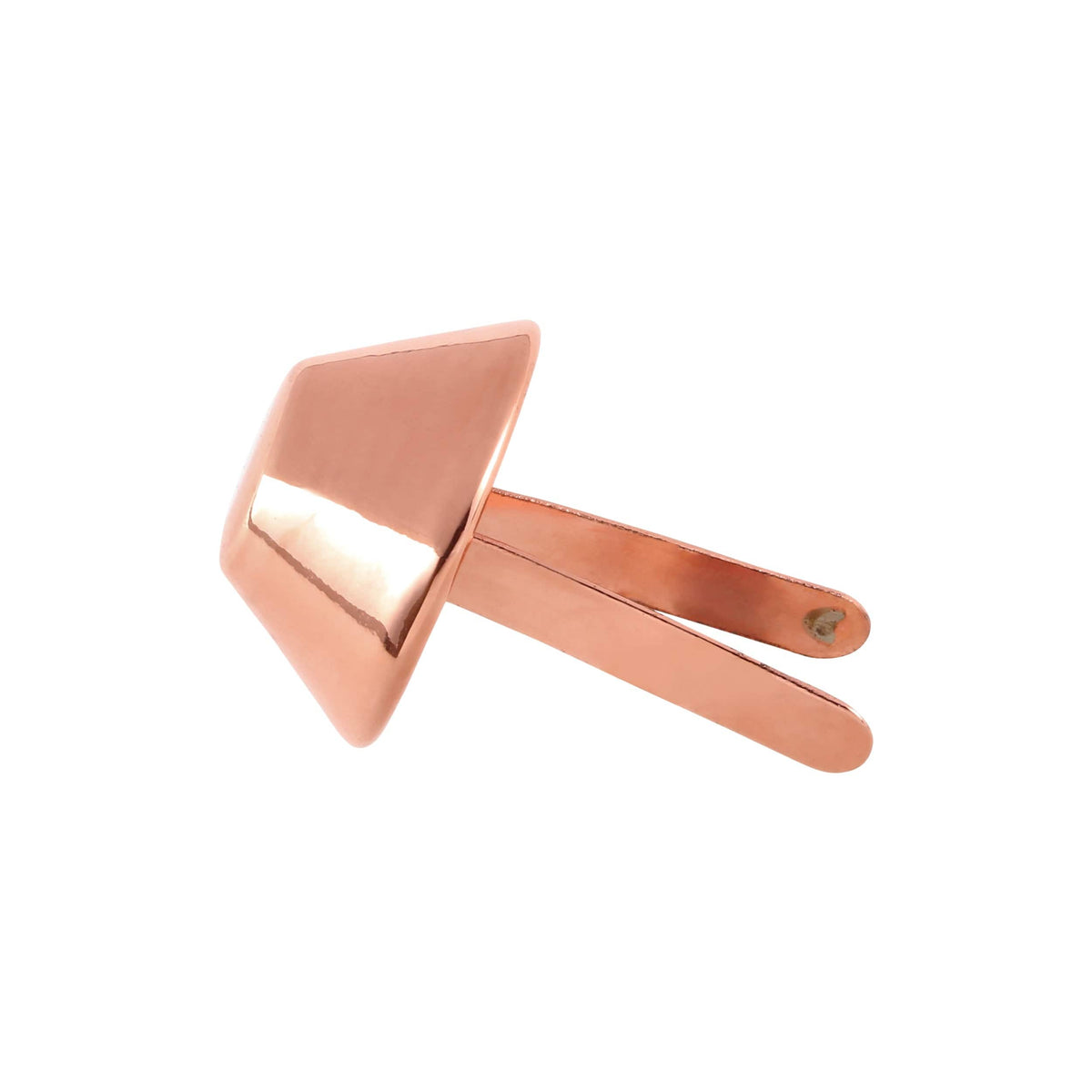 Ohio Travel Bag 15mm Copper, Cone Handbag Bottom with Prongs, Zinc Alloy, #P-4000-15-CPR P-4000-15-CPR