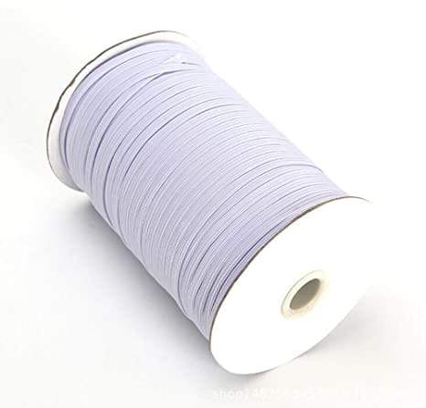 Ohio Travel Bag 3/8" White, Flat Elastic, Polyester, #EL-38-WHT EL-38-WHT