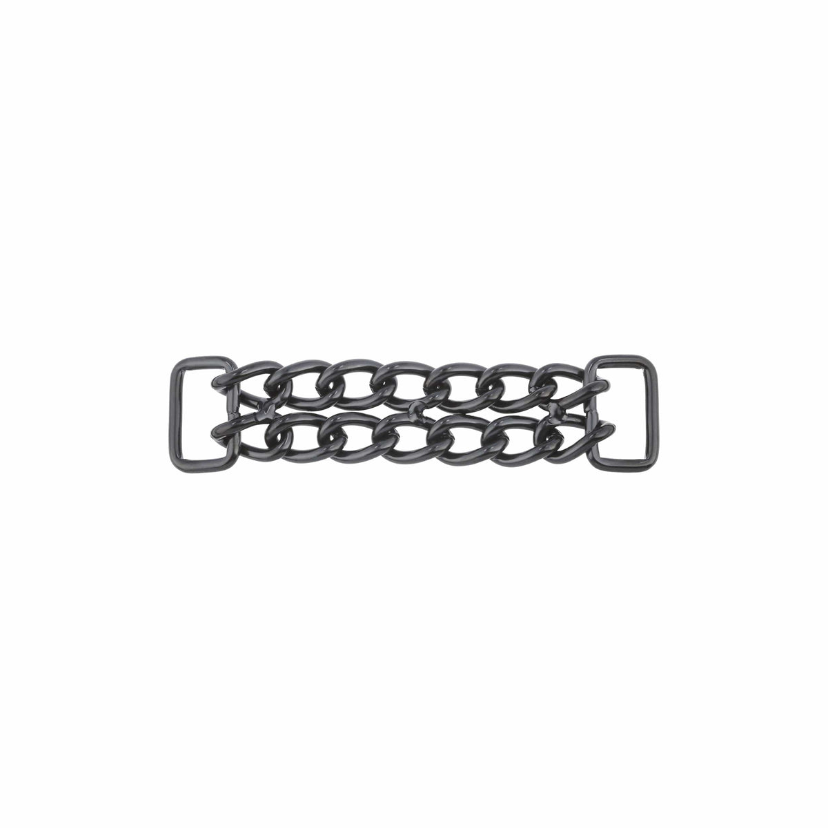 Ohio Travel Bag 4" Black, Double Chain, Steel, #C-1576-BLK C-1576-BLK