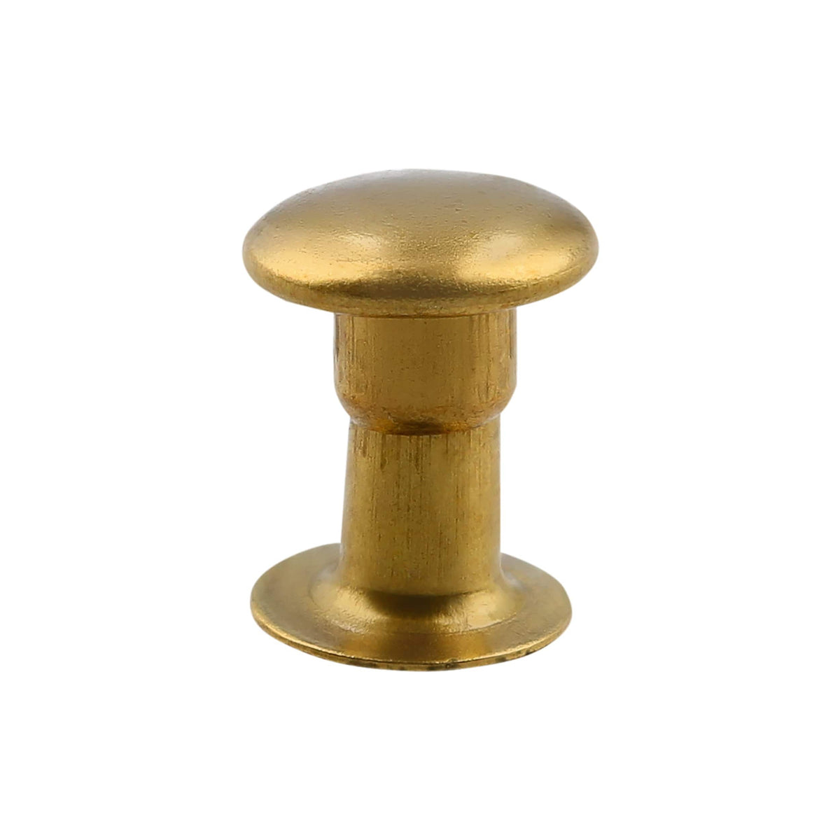Ohio Travel Bag 6.5mm Brass, Single Cap Jiffy Rivets, Solid Brass-100ct, #NB206S-SB NB206S-SB
