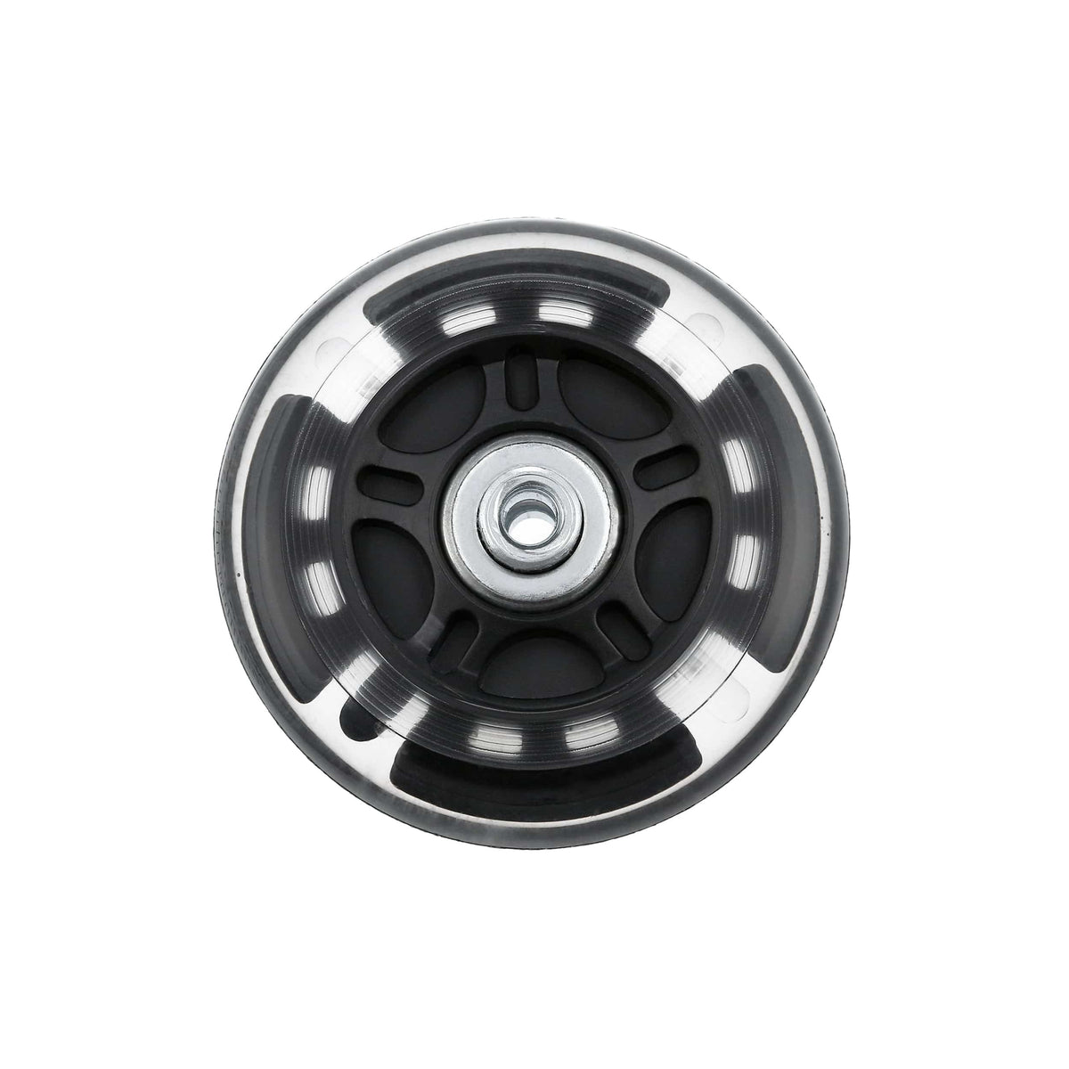 Ohio Travel Bag 68mm Black, In-line skate wheel with LED Lights, PolyUrethane, #L-3890-BLK L-3890-BLK
