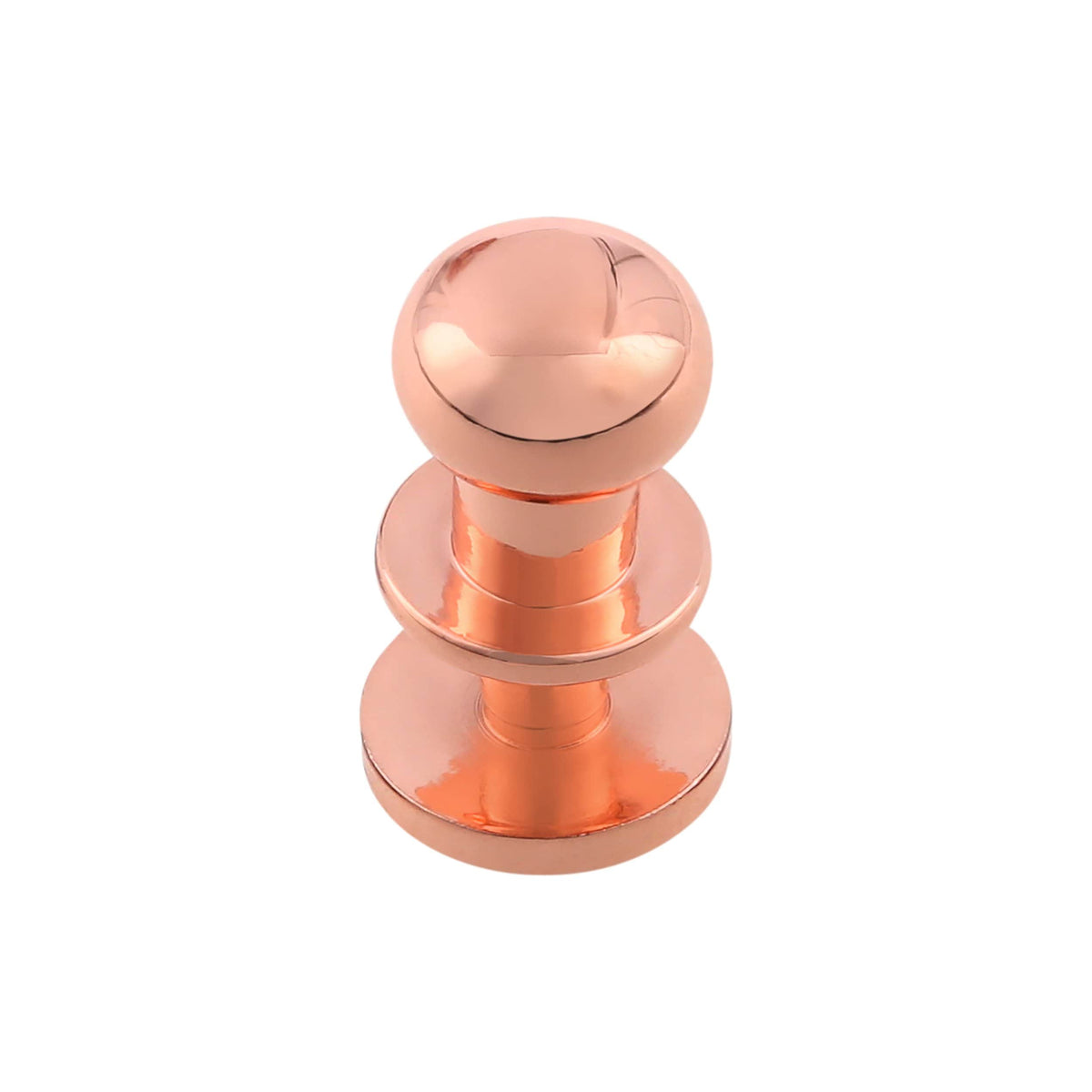 Ohio Travel Bag 8mm Shiny Copper, Stud, Solid Brass, #P-2122-CPR P-2122-CPR