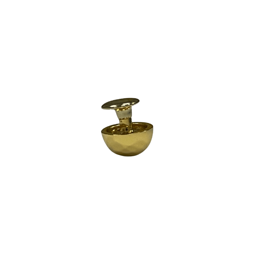 Ohio Travel Bag Adornments 12.7mm Gold, Stud With Cap, Steel, #P-2820-GOLD P-2820-GOLD