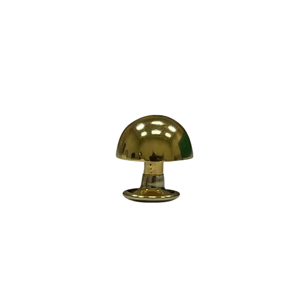 Ohio Travel Bag Adornments 12.7mm Gold, Stud With Cap, Steel, #P-2820-GOLD P-2820-GOLD