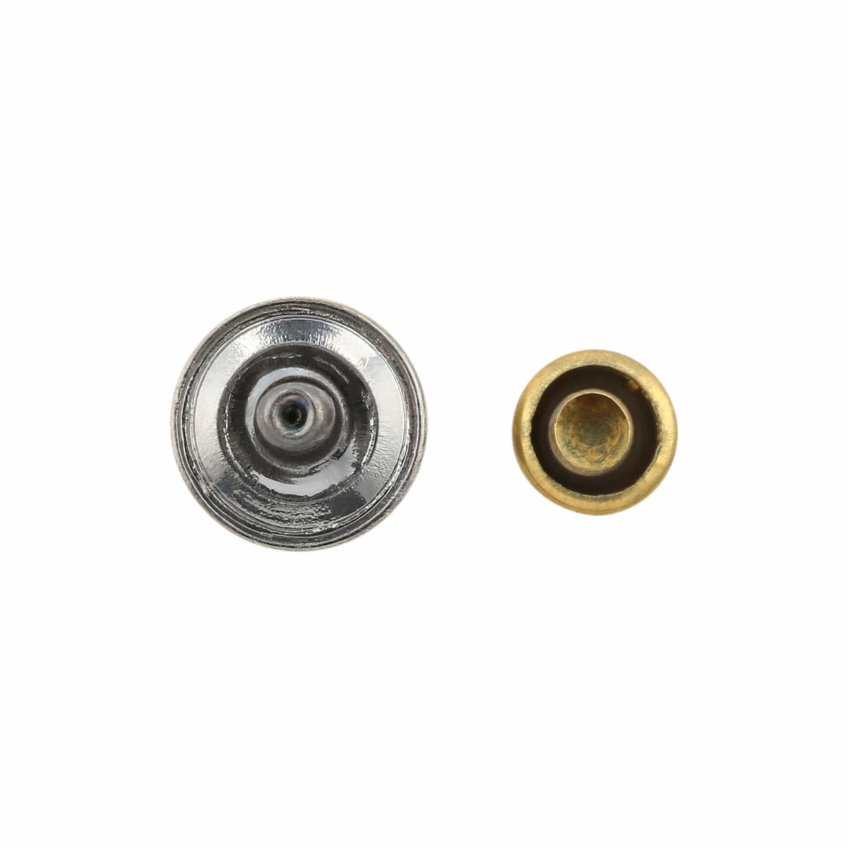 Ohio Travel Bag Adornments 9.5mm Antique Brass, Screw Top Push Stud, Steel-5pk, #P-2852-ANTB P-2852-ANTB