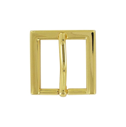 Ohio Travel Bag Buckles 1" Shiny Gold, Heel Bar Buckle, Zinc Alloy, #C-2093-GOLD C-2093-GOLD