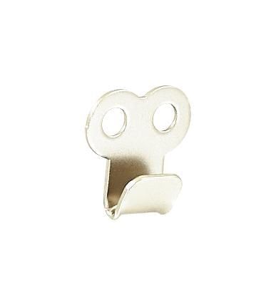 Ohio Travel Bag Fasteners 1/4" Nickel, Boot Hook, Steel, #A-309-NP A-309-NP