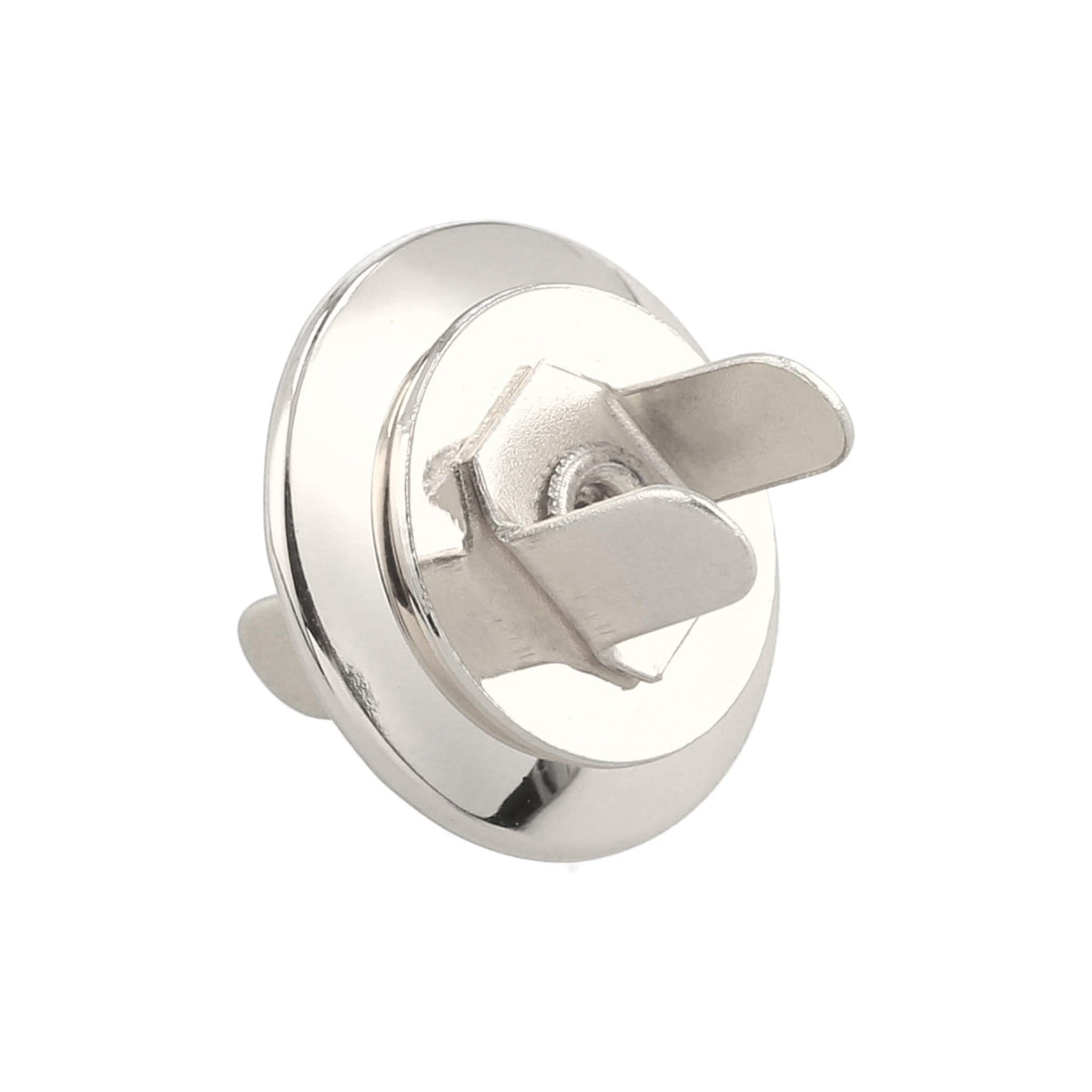 Ohio Travel Bag Fasteners 19mm Nickel, Beveled Low Profile Magnetic Snap, Steel, #P-2407-NP P-2407-NP