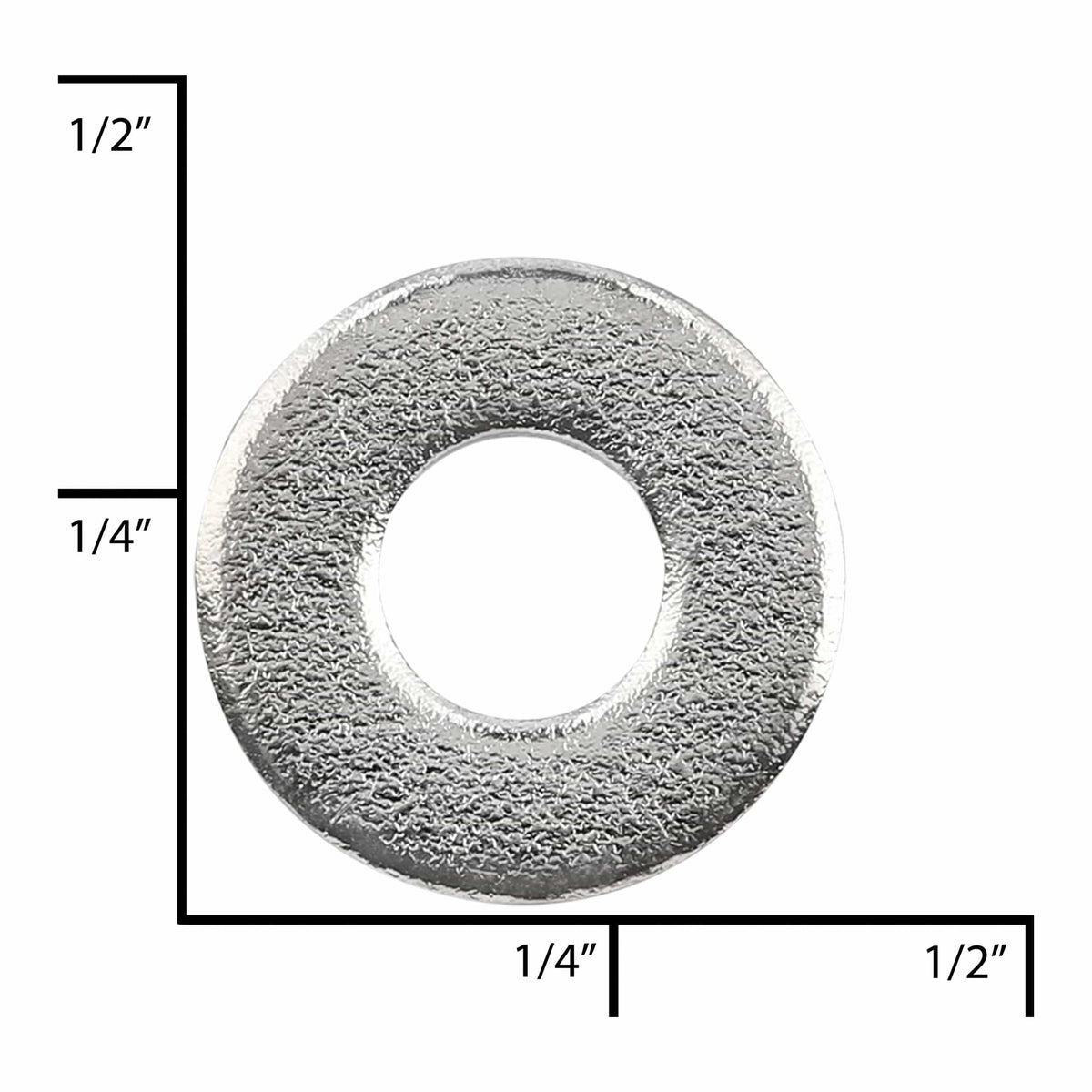 Ohio Travel Bag Fasteners 3/8" Nickel, Washer, Steel - 24pk, #L-1747-NP L-1747-NP