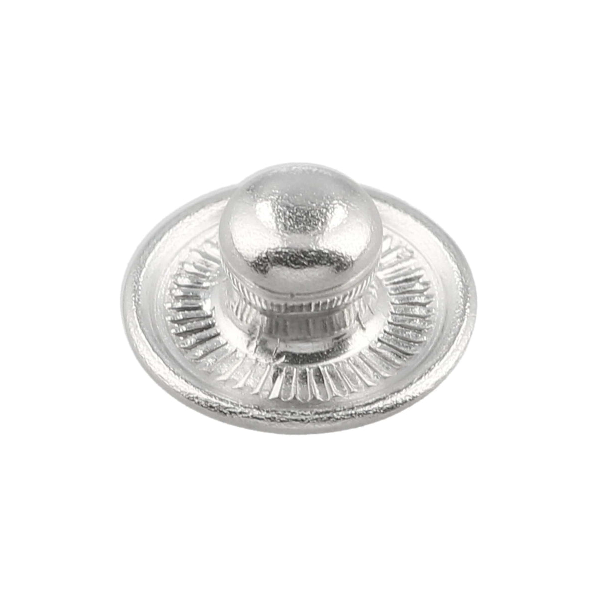 Ohio Travel Bag Fasteners Ligne 2 Nickel, 1/4"Parallel Spring Snap Stud, Solid Brass, #2374-SBN 2374-SBN