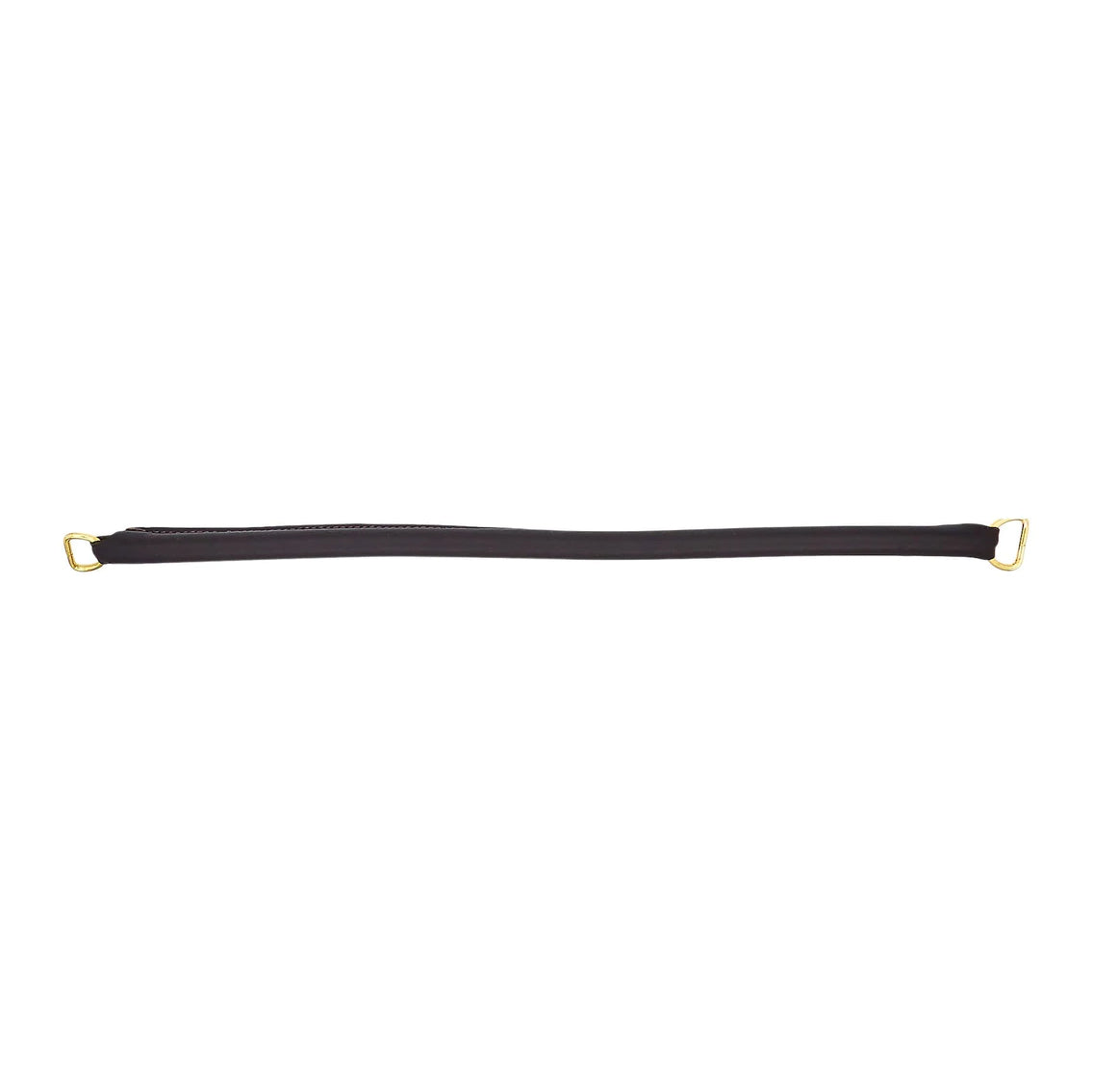 18" Brown, Purse Handle with Brass Hardware, Leather