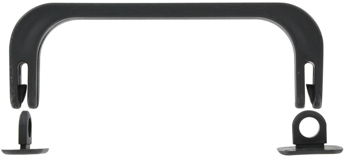 Ohio Travel Bag Handles 4" Black, Post Style Handle, Plastic, #L-3822 L-3822