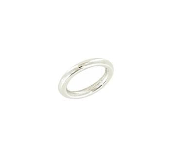 Ohio Travel Bag Rings & Slides 1/2" Nickel, Cast Round Ring, Zinc Alloy, #P-2717-NP P-2717-NP